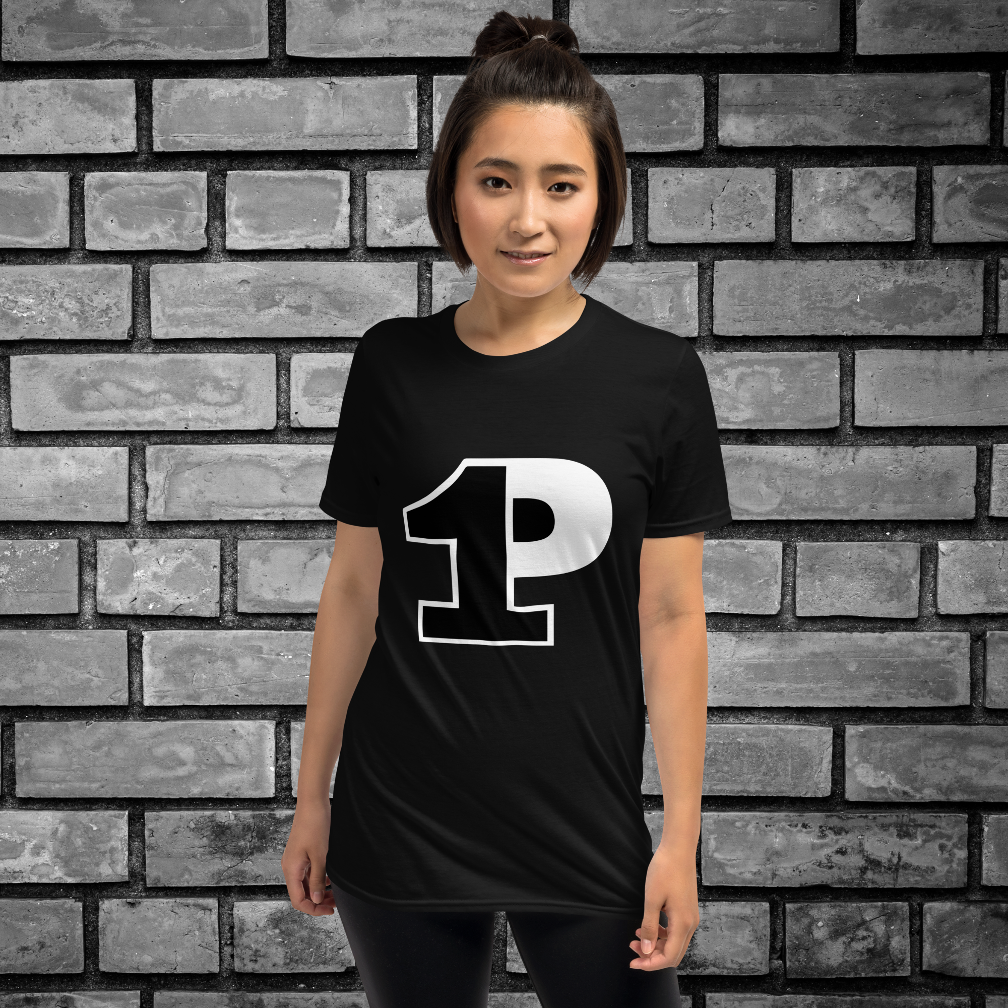 1P Logo Short-Sleeve Unisex T-Shirt